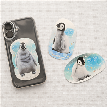 エンペラーペンギンBaby きらきらダイカットステッカー