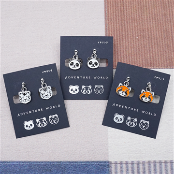 動物モチーフ イヤリング