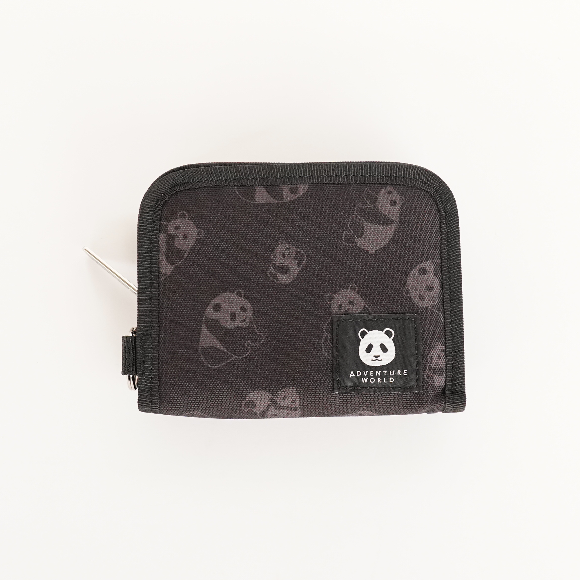 ブラックパンダ　ラウンド財布