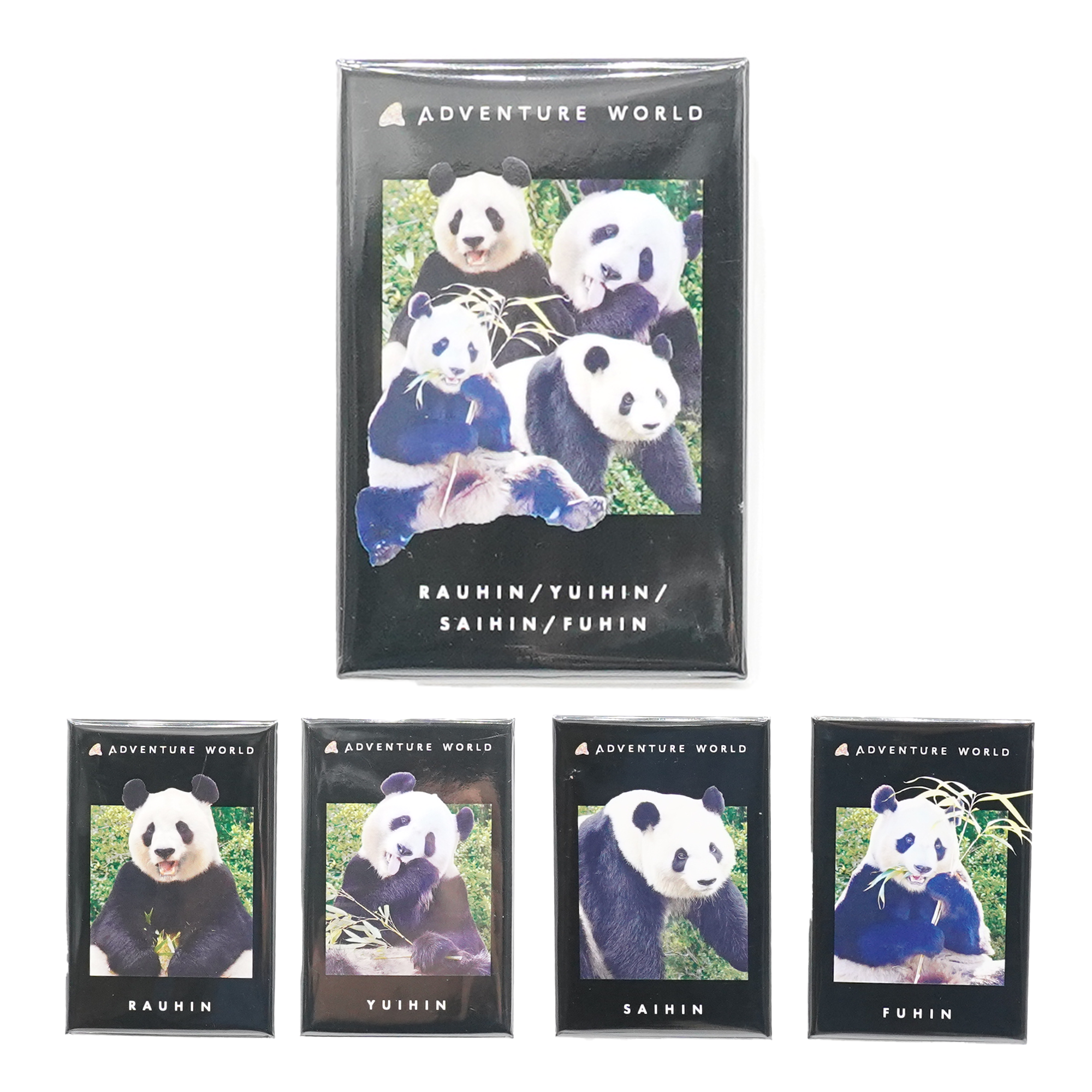 POP-UP先行パンダコレクション　角マグネット