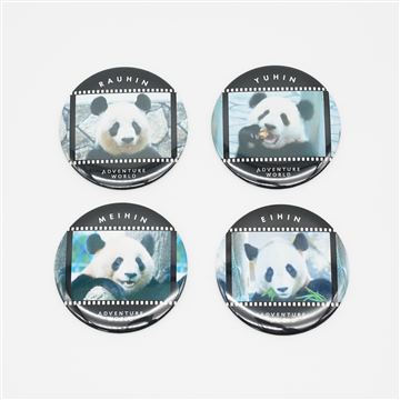 Panda Journey～しあわせの足あと～　缶ミラー