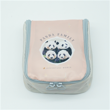 Panda Journey～しあわせの足あと～　吊り下げポーチ