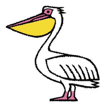 モモイロペリカン